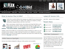 Tablet Screenshot of handsauction.auctionflex.com
